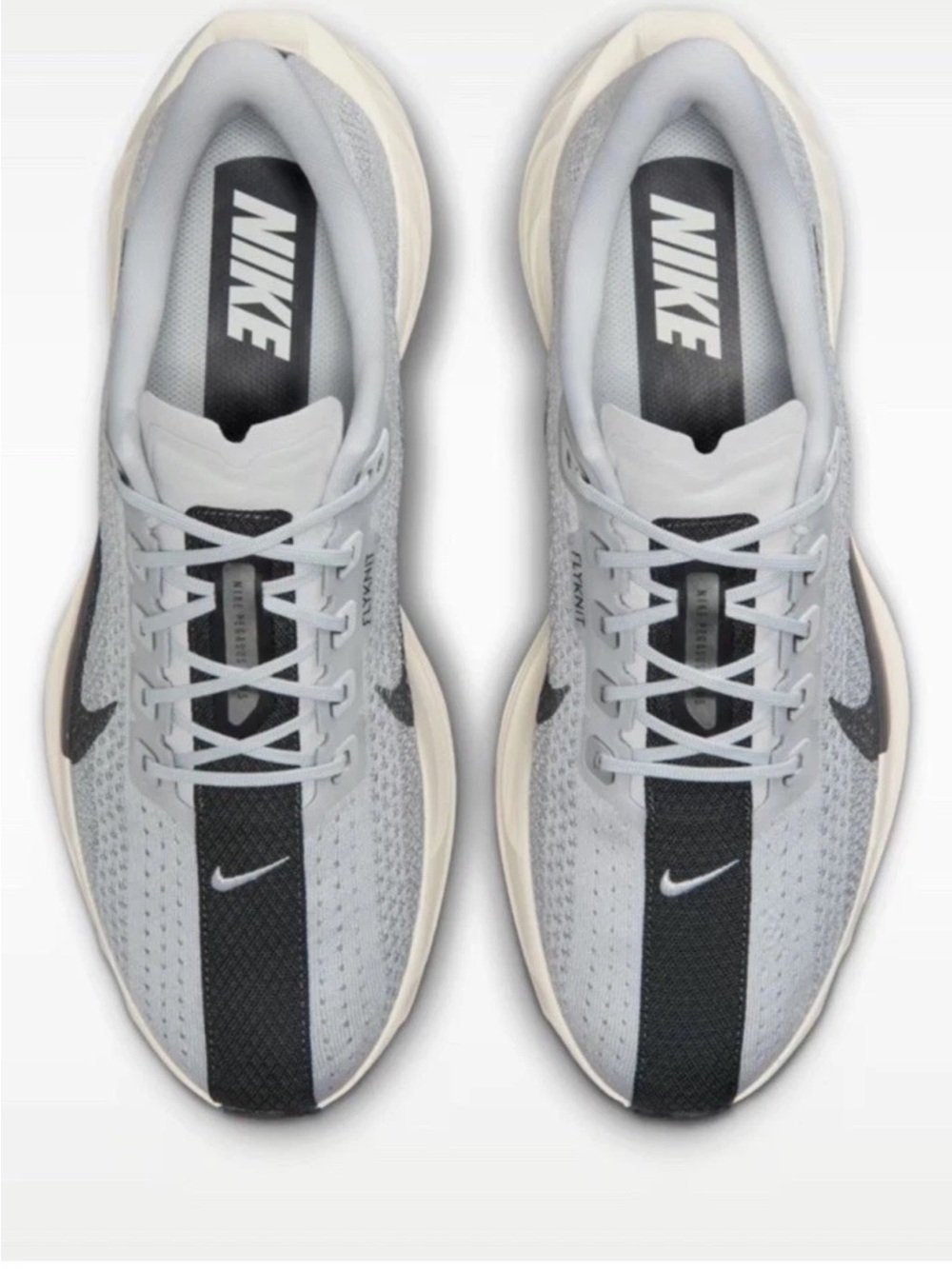 NWT Nike Pegasus Plus Men's Running Shoe Pure Platinum Wolf Grey Size 11 - Picture 2 of 4